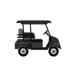 Sports Vehicle Journey on the Course, Digital Illustration, Outdoor Setting, Side View Perspective