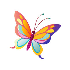 Obraz premium Color Butterfly Flying
