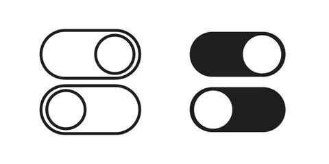 Switch icon vector illustration. Flat design. Graphic design vector symbols.