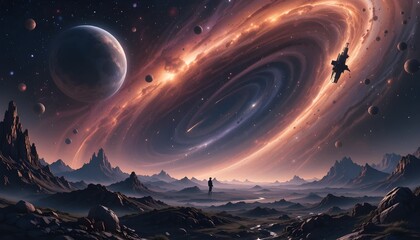 sunrise over the planet