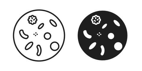 Leukemia icon vector illustration. Flat design. Graphic design vector symbols.