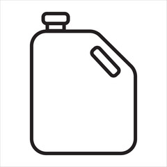 Fuel icon outline vector