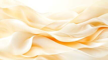 Obraz premium Soft, flowing pastel yellow fabric