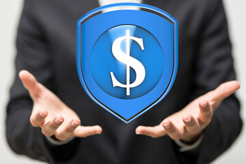 Secure your finances.  Investment protection, financial safety, secure future.