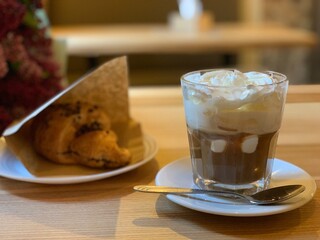 coffee and ice cream