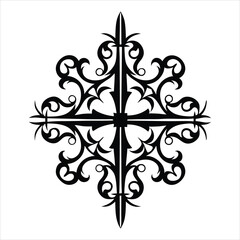 Starburst swirl design