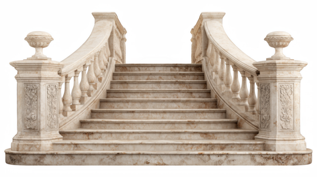 staircase in the old building