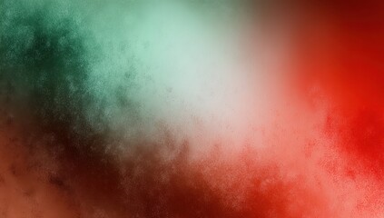 Obraz premium Abstract background with a mix of green, white, and red blended together