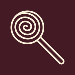 Lollipop trendy vector art design applicable amazing colorful useful illustration