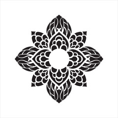 Petals of Peace: Gentle Floral Mandala Design