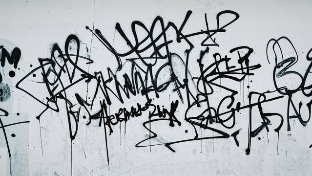 Letters inscribed on a white background