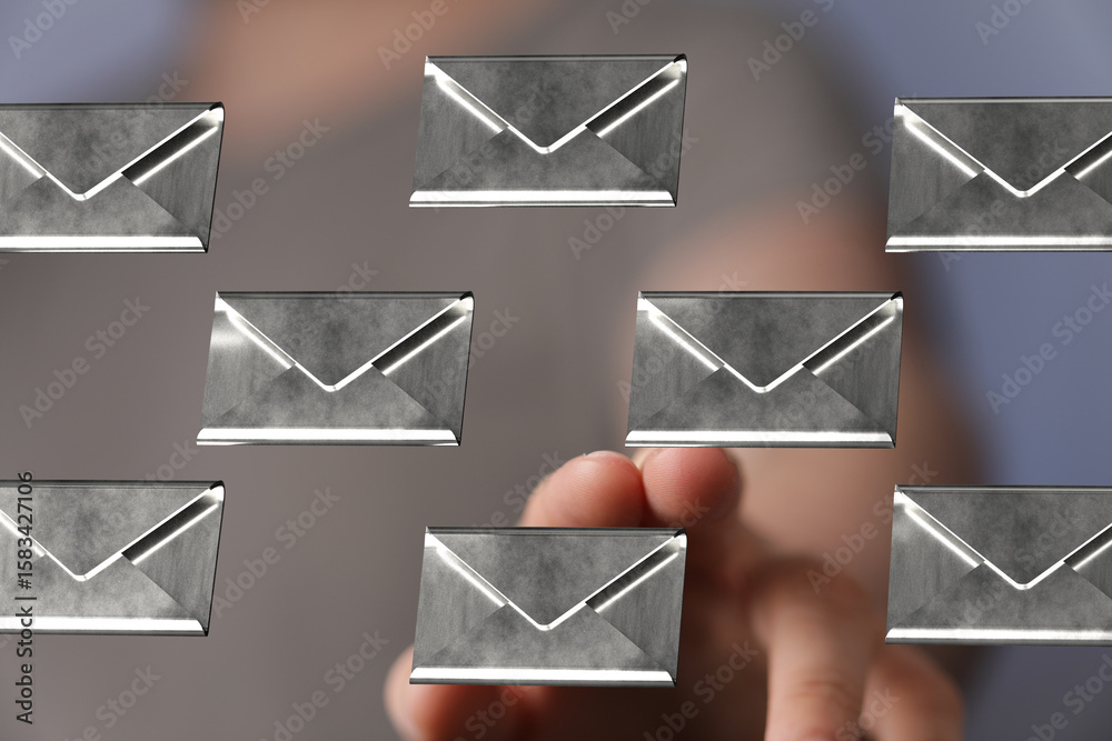 Poster efficiently handle numerous emails. solutions for inbox management and organization.