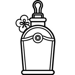Air freshener line art vector