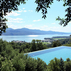 lake in the mountains