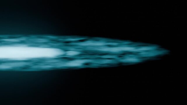 High Speed Engine Jet Stream. Plasma Thrust Effect. Thruster Fire Effect. 4K
