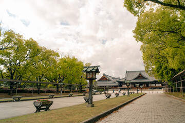 City Of Tenri, Nara, Japan - 2 may 2025 Tenrikyo Church Headquarters