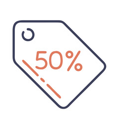 Discount tag with percentage Material SVG Icon