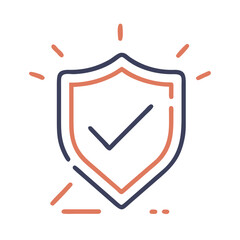 Shield with checkmark Material SVG Icon