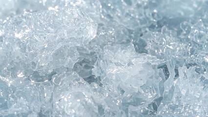 Fototapeta premium Icy texture creating a cold atmosphere