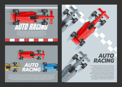Formula 1 poster vector image