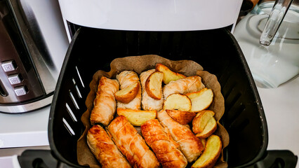 Potatoes and Pastry in Air Fryer