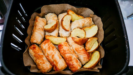 Potatoes and Pastry in Air Fryer
