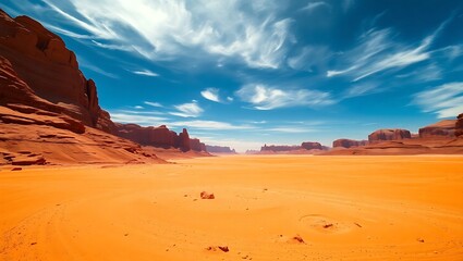 Obraz premium desert and sky