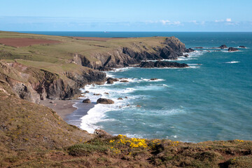Coastal views from Cornwall, UK
