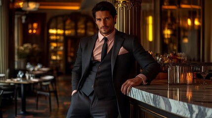 handsome young businessman