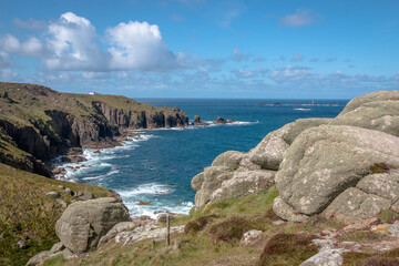 Coastal views from Cornwall, UK