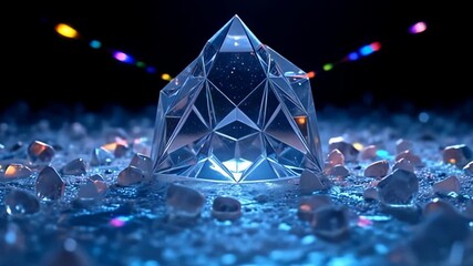 adenine disconnected clear bean twine inward disturbance muzzy conceptual thoughtfulness egress from the shadows, retch active kaleidoscopic rule onto adenine gentle, wave surface, with