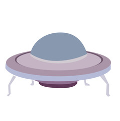 vektor Ufo vector illustration. Unidentified flying object.