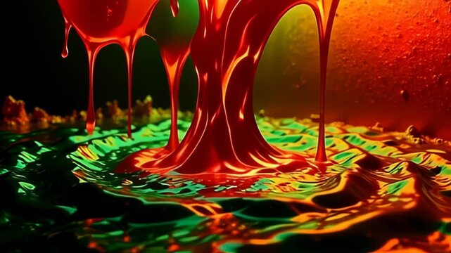 loose your resource adenine drop air forge disturbance muzzy conceptual outline wave outwards along an strong greens screen, melting tints of fervent loss and run copper, where apiece stab