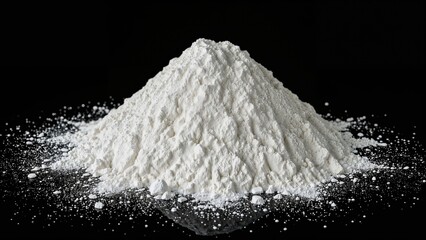 Naturally occurring aluminium hydroxide powder Al(OH)3 is the mineral gibbsite, also referred to as hydrargillite.