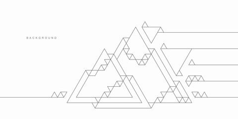 Abstract geometric technological background. Vector creative design.