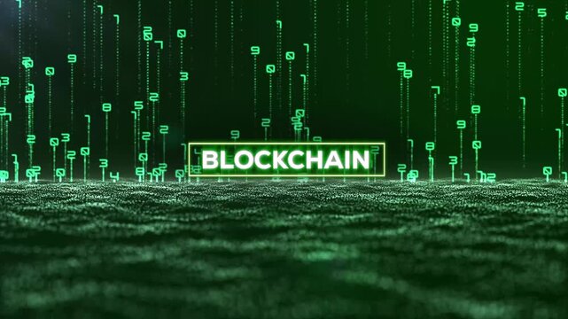  Matrix Binary Code and Blockchain Word