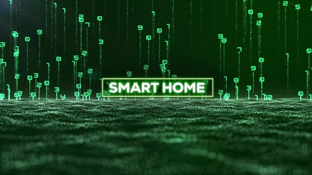 Matrix Binary Code and Smart Home Word