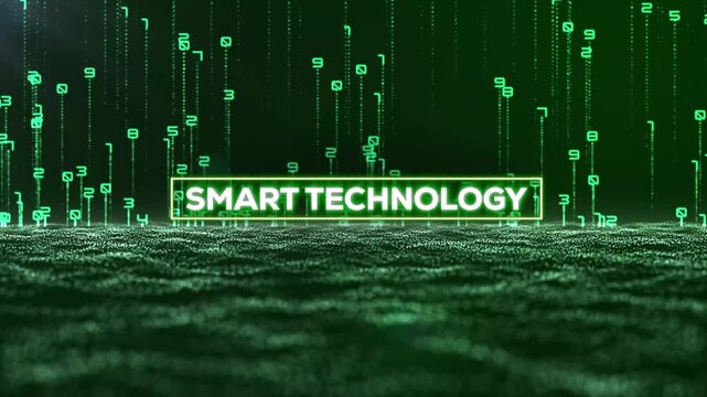Matrix Binary Code and Smart Technology Word