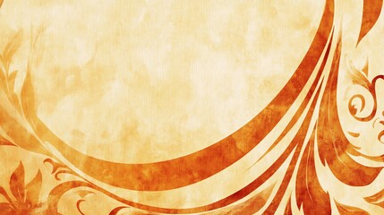 Vintage, ornate paper background with warm tones