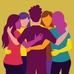 Fototapeta premium celebrating friendship day