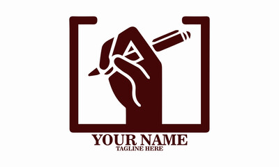 Happy left handers day vector illustration art and happy left hander's day logo icon