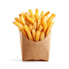 French fries in a paper bag
