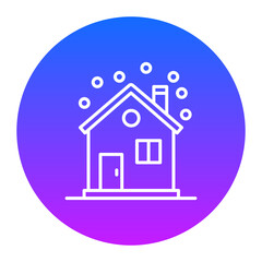 Winter Cabin Icon