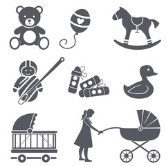 Clean and minimalist vector design elements collection for creative projects