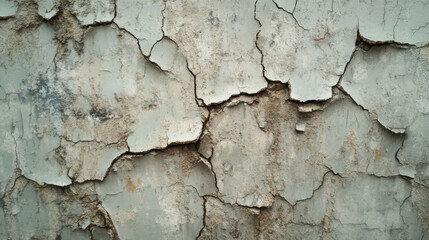 Obraz premium wall with a lot of cracks and holes