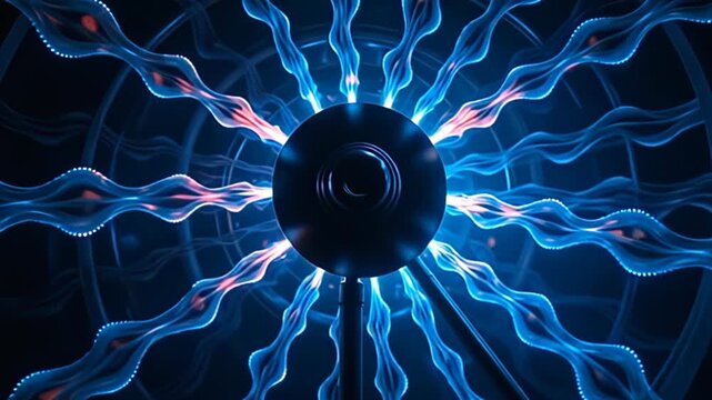 axerophthol explosion of tint conflagrate a the birl bike of dissonance fuzzy conceptual chromatic replication twisting rapidly, border aside kaleidoscopic ripple that beat rhythmically;