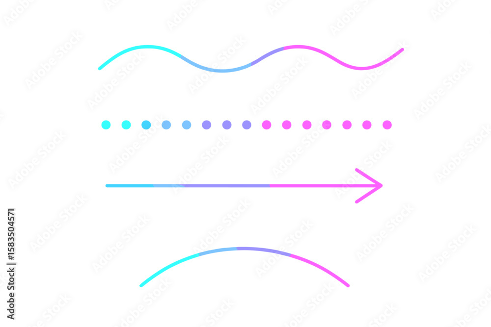 Poster colorful abstract lines and patterns creating a dynamic composition suitable for modern design proje