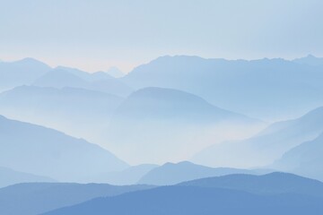 Pastel mountain landscape background, nature design