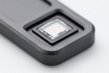 close-up of smart sensor module embedded in 5g iot device casing