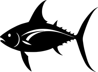 Obraz premium Tuna fish silhouette 